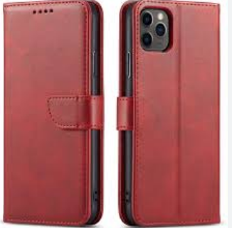 Ümbris kaanega Wallet Case Samsung A556 A55 5G (punane)