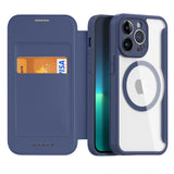 Ümbris kaanega Dux Ducis "Skin X Pro" iPhone 13 / 14 (sinine)