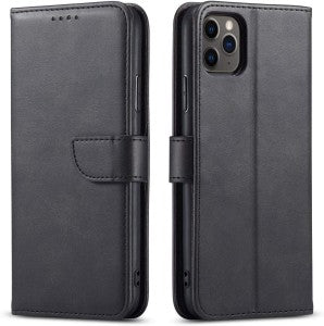 Ümbris kaanega Wallet Case Samsung A12 / M12 (must)