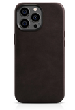 Ümbris iCarer Oil Wax Premium Leather iPhone 14 Pro Max MagSafe (pruun)