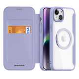 Ümbris kaanega Dux Ducis Skin X Pro iPhone 15 Pro (lilla)