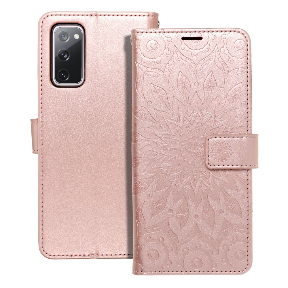 Ümbris kaanega Mezzo Samsung Galaxy S22 (mandala/roosa kuld)