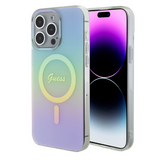 Guess Ümbris GUHMP15LHITSQ IML Iridescent Script MagSafe iPhone 15 Pro (türkiissinine)
