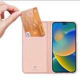 Ümbris kaanega Dux Ducis "Skin Pro" Samsung Galaxy A35 5G (roosa-kuldne)