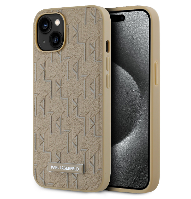 Karl Lagerfeld Ümbris KLHMP14SPKHPORPE MagSafe iPhone 14 / 13 (beež)