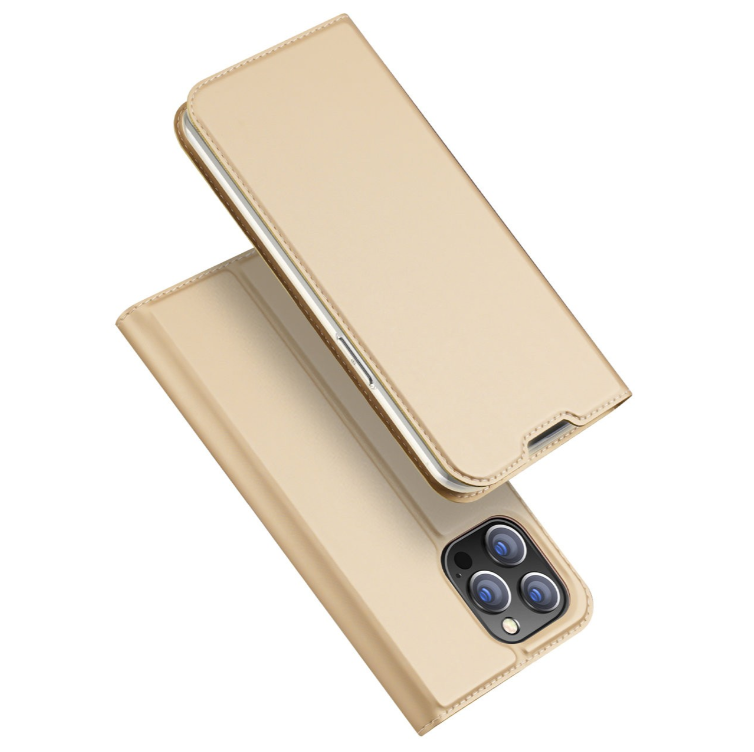 Ümbris kaanega Dux Ducis "Skin Pro" Samsung A336 A33 5G (kuldne)