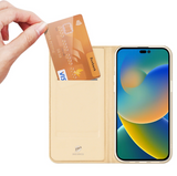 Ümbris kaanega Dux Ducis "Skin Pro" Samsung A336 A33 5G (kuldne)