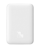 Akupank Baseus MagSafe 20W 10000mAh + Type-C 0.5m (valge)