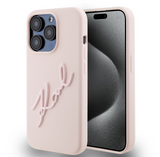 Karl Lagerfeld Silicoon Ümbris KLHCP15LSKSBMCP iPhone 15 Pro (roosa)