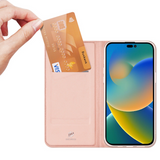 Ümbris kaanega Dux Ducis Skin Pro Apple iPhone 15 (roosa kuld)