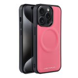 Ümbris Roar Leather MagSafe Iphone 15 Pro (roosa)