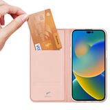 Ümbris kaanega Dux Ducis Skin Pro Samsung S711 S23 FE (roosa kuldne)