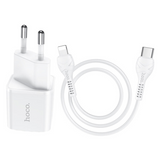 USB adapter Hoco N10 20W Type-C-Lightning (valge)