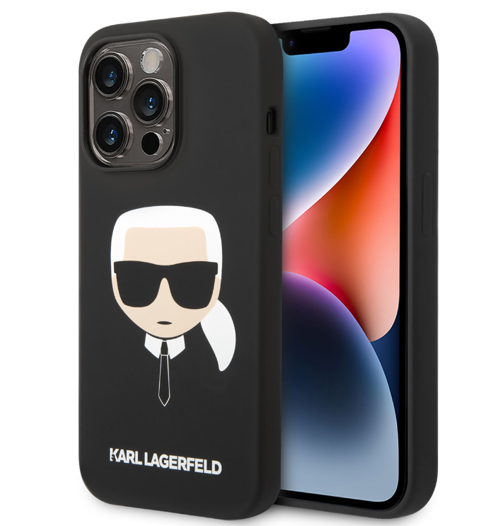 Karl Lagerfeld Ümbris KLHCP14LSLKHBK iPhone 14 Pro (must)