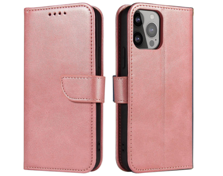 Ümbris kaanega Wallet Case iPhone 15 (roosa)