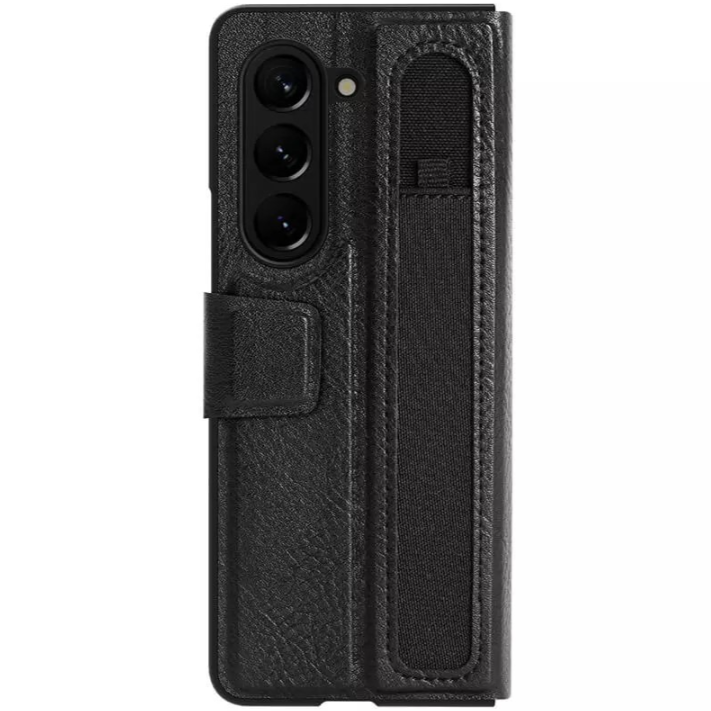 Ümbris kaanega Nillkin Aoge Leather Samsung F946 Z Fold 5 5G (must)
