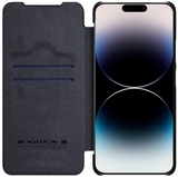 Ümbris Nillkin Qin Pro Leather iPhone 14 (must)