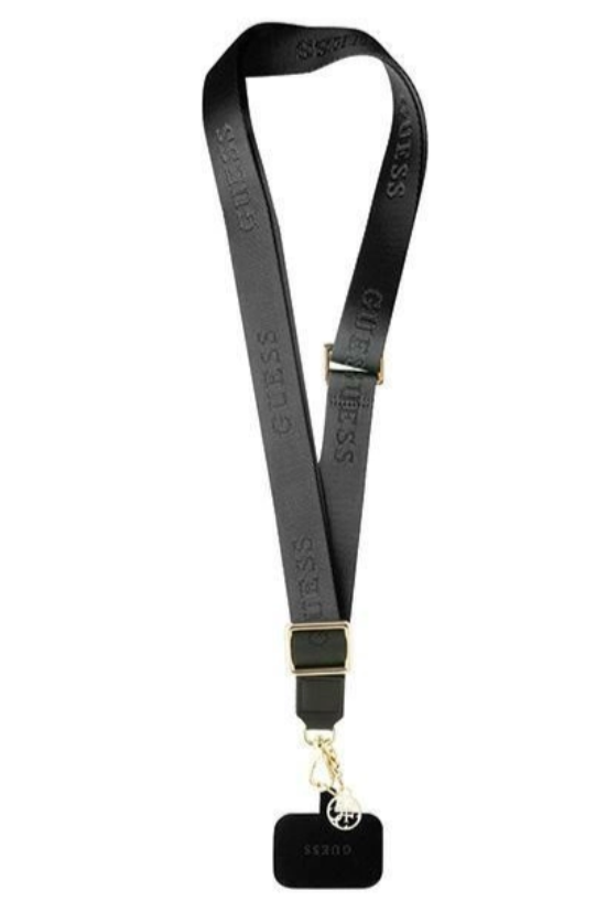 Universaalne Nöör Telefoniümbristele Guess CBDY Nylon (must)