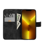 Ümbris kaanega TENDER Book iPhone 16 Pro (must)