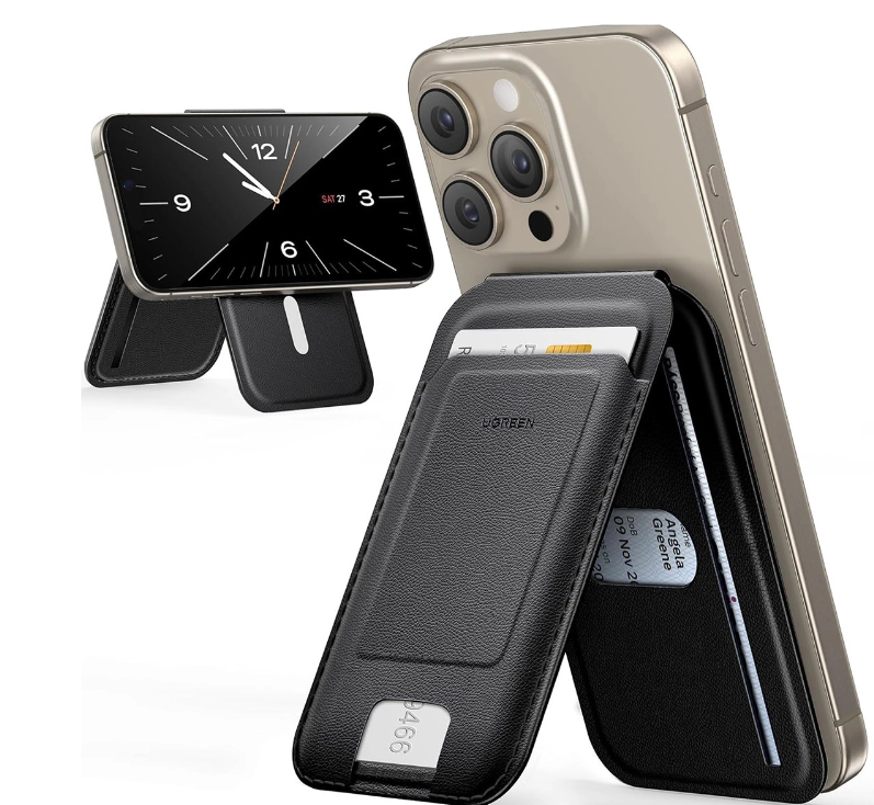 Ugreen MagSafe Magnetic kaardihoidja (must)