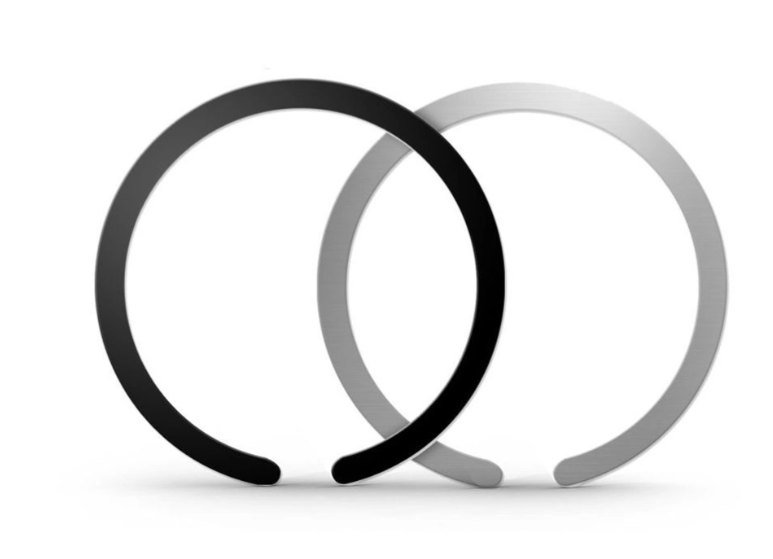 Tech-Protect MagSafe Universaalne Kleeps (2 tk/must,hõbe)