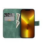 Ümbris kaanega TENDER Book iPhone 16 Plus (roheline)