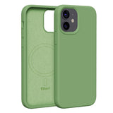Ümbris Etteri silicone MagSafe iPhone 12 / iPhone 12 Pro (heleroheline)