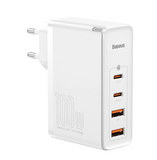 Laadija Baseus GaN2 Pro 100W 2xType-C / 2xUSB (valge)