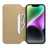 Ümbris kaanega Dual Pocket iPhone 16 (kuldne)