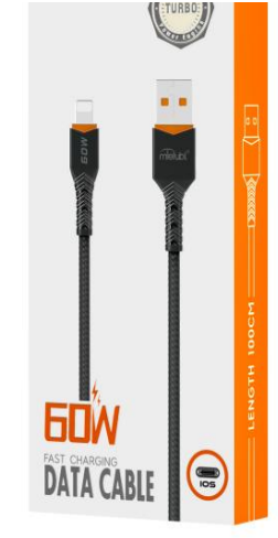 USB juhe Mletubl MTB-DCULF03 iPhone (1m / must)