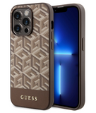 Guess MagSafe Ümbris GUHMP15LHGCFSEW  iPhone 15 Pro (pruun)