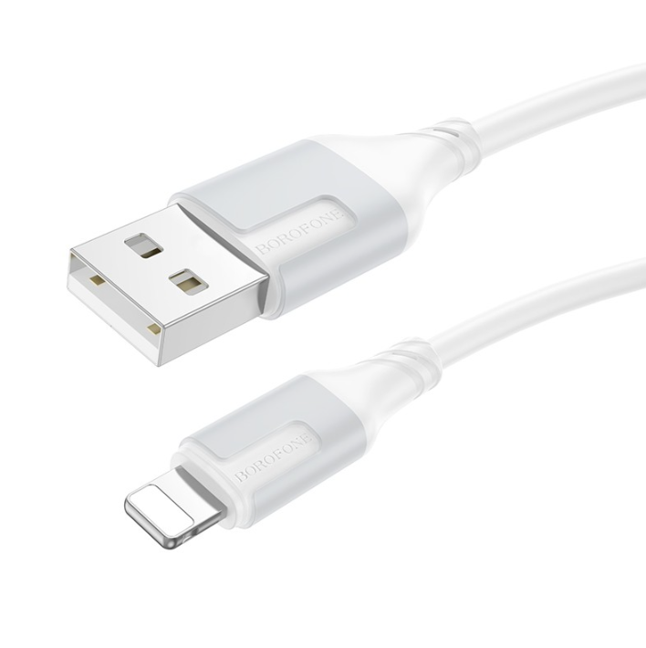 Juhe BOROFONE BX101 Lightning (1m/ valge)