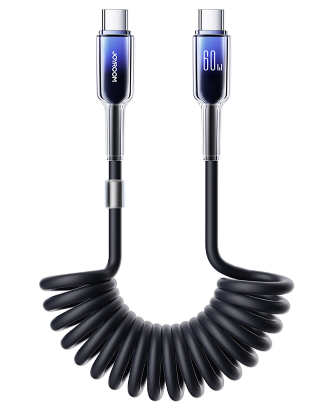 Juhe Joyroom S-A43 Crystal-Clear Type-C to Type-C 60W (1.5m / must)