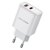 Charger Awei PD81C-EU USB / Type-C (valge)
