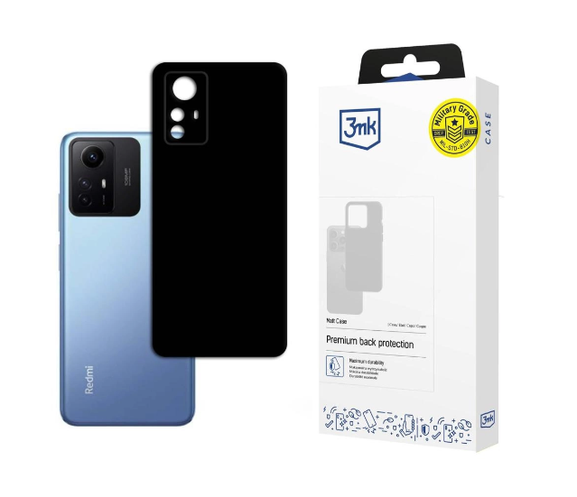 Silikoon 3mk Matt Case  Xiaomi Redmi Note 12s (must)