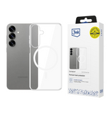 Silikoon 3MK Clear MagCase Samsung S936 S25 Plus (läbipaistev)
