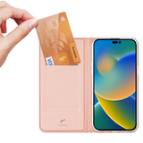 Ümbris kaanega Dux Ducis Skin Pro Samsung S936 S25 Plus (roosakuld)