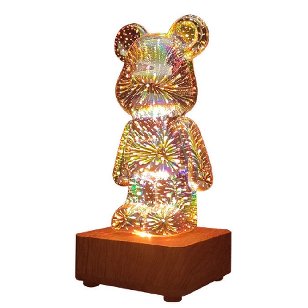 Öölamp LED 3D Bear L3GFBD
