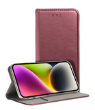 Ümbris kaanega Smart Magnetic Samsung Galaxy A566 A56 5G (viinamari)
