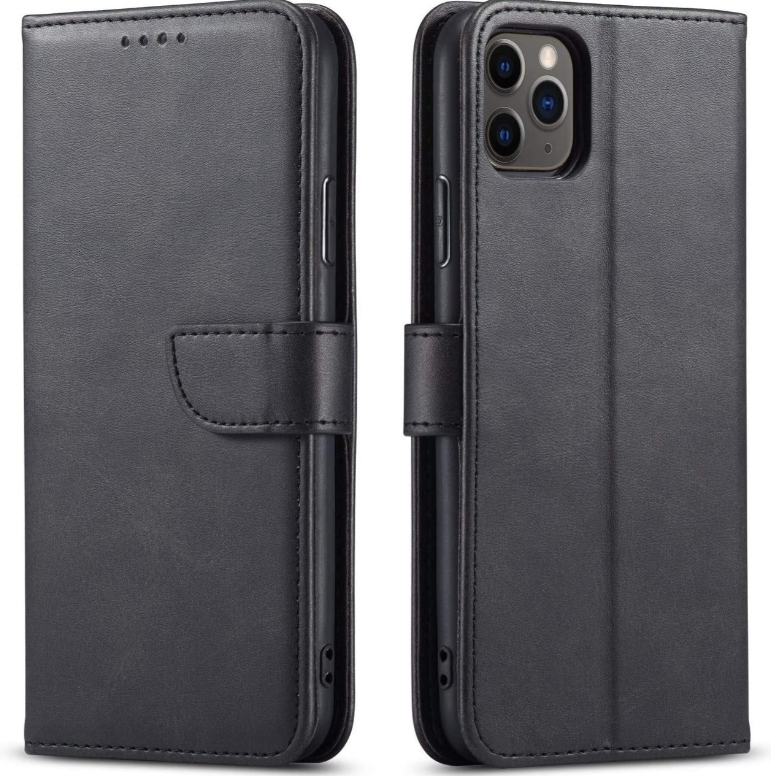 Ümbris kaanega Wallet Case iPhone SE 4 (must)