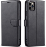 Ümbris kaanega Wallet Case iPhone SE 4 (must)