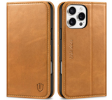 Ümbris kaanega Shieldon iPhone 16 Pro Max (helepruun)