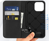 Ümbris kaanega Shieldon iPhone 14 Pro Max (must)