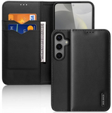 Ümbris kaanega Dux Ducis Hivo Genuine Leather Samsung S25 Plus (must)