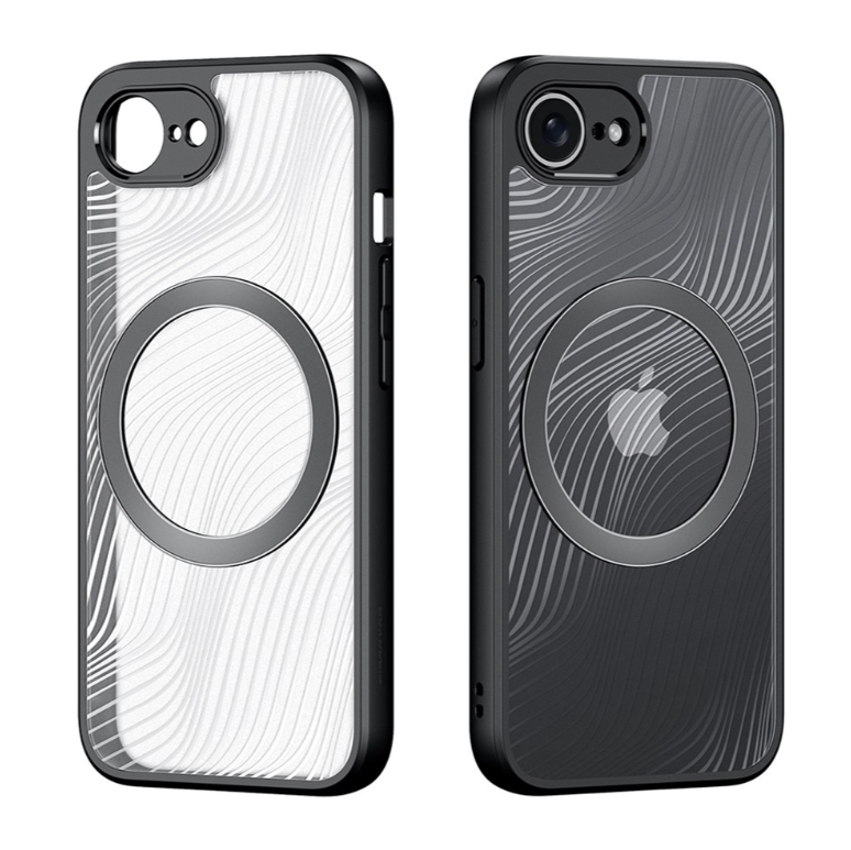 Ümbris Dux Ducis Aimo Mag iPhone 16e (läbipaistev / must)