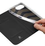 Ümbris kaanega Dux Ducis Skin Pro iPhone 16e (must)