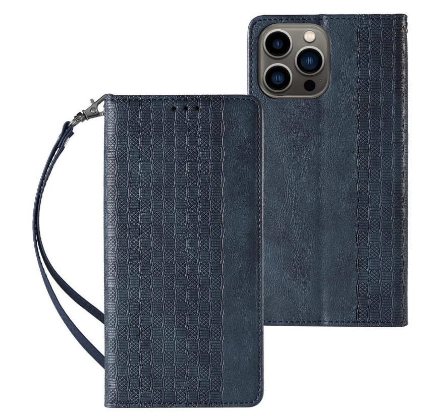 Ümbris kaanega Pouch Wallet iPhone 13 Pro (sinine)