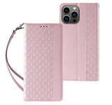 Ümbris kaanega Pouch Wallet iPhone 13 Pro (roosa)