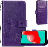 Ümbris kaanega Flower Book Samsung A16 4G / A16 5G (lilla)