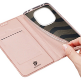 Ümbris kaanega Dux Ducis Skin Pro Xiaomi Redmi Note 14 Pro 5G/ Poco X7 (roosakuld)